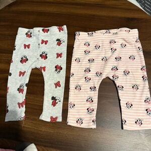 Baby girl Disney Minnie Mouse pants set